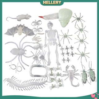 [HelleryTH] โมเดลตุ๊กแกปลอม รูปสัตว์ฮาโลวีน สําหรับเด็กวัยหัดเดิน