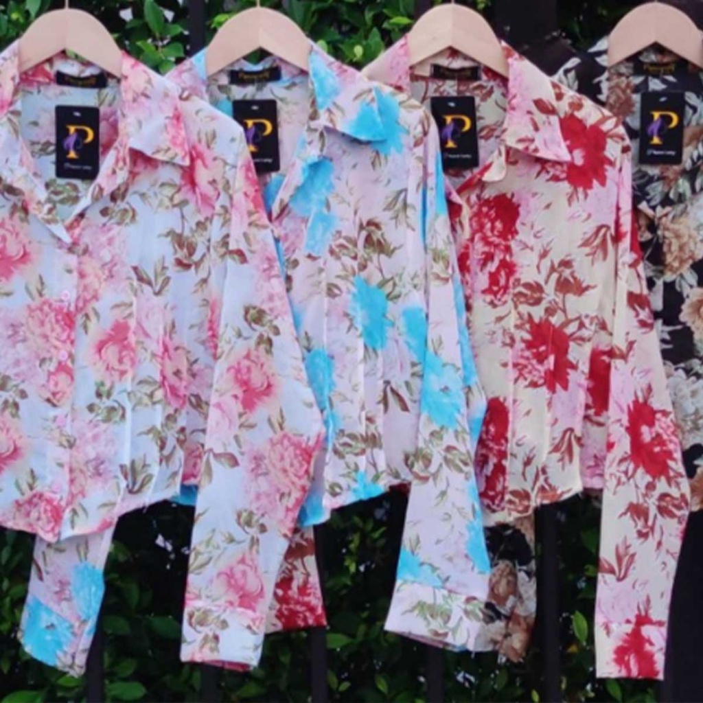 เสื้อชีฟองสาวๆเเฟชั่นฤดูร้อนลมทะเลเเขนยาว ลายดอก กราฟฟิก ราคาถูก  เสื้อ สงกรานต์ ผู้หญิง ราคา ถูกที่สุด ดีลบีเคเค แกลเลอรีภาพที่ 8