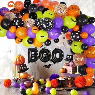 [Halloween Decor] ลูกโป่งฟอยล์ ลายการ์ตูนแมงมุม ค้างคาว 3D สําหรับตกแต่งบ้านผีสิง ปาร์ตี้ฮาโลวีน