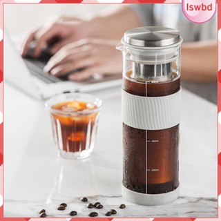 [lswbd] เครื่องชงกาแฟเย็น กันรั่วซึม พร้อมฝาปิด