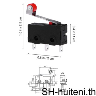 ลิมิตสวิตช์ลูกกลิ้ง KW12 เราเตอร์ CNC สําหรับเครื่องพิมพ์ 3D 20 ชิ้น