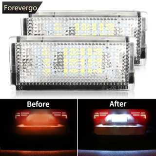 Forevergo หลอดไฟติดป้ายทะเบียนรถยนต์ ด้านหลัง 2 ชิ้น สําหรับ BMW Series E46 3 4D 1998-2005 A2N1