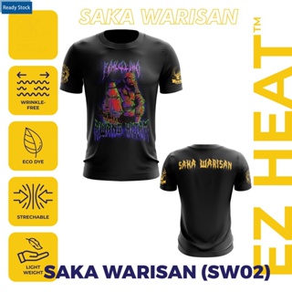 [พร้อมส่ง] เสื้อยืด พิมพ์ลาย Warisan Kilau Awang Hitam Hang Tuah Jebat Tok Janggut Tanah Melayu Malaysia