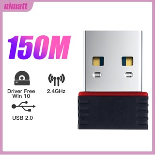 Ni อะแดปเตอร์เครือข่าย Wifi Usb 2.0 802.11 B/g/n 1-14 ช่องทาง 150 ม. สําหรับแล็ปท็อป pc