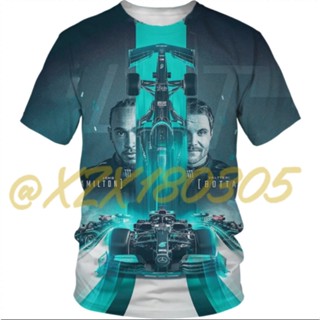 (ทั้งหมดในสต็อก Xzx180305) เสื้อยืด พิมพ์ลาย red bull f1 Racing 3D 25