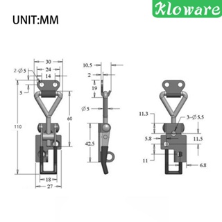 [Kloware] แคลมป์จับฝาไม้ แบบปลดเร็ว 4 ชิ้น