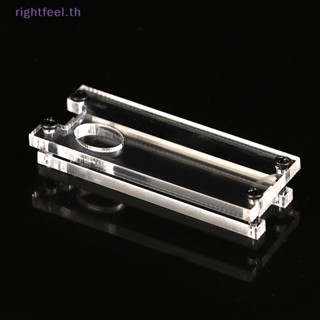 Rightfeel.th เคสอะคริลิคแข็ง แบบใส พร้อมสกรู สําหรับ Raspbery Pi Pico Board 1 ชุด