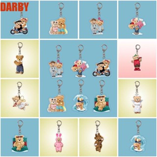 Darby พวงกุญแจอะคริลิค จี้หมี Diy ของขวัญสําหรับเด็ก