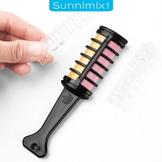 [Sunnimix1] หวีย้อมสีผมชั่วคราว สําหรับแต่งคอสเพลย์ฮาโลวีน 6 ชิ้น