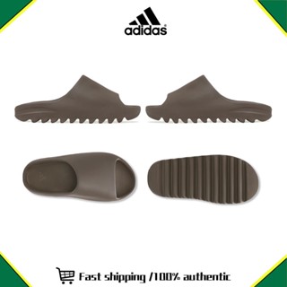 ADIDAS originals Yeezy slide รองเท้าแตะ 💯 GX6141 Soot YEEZY