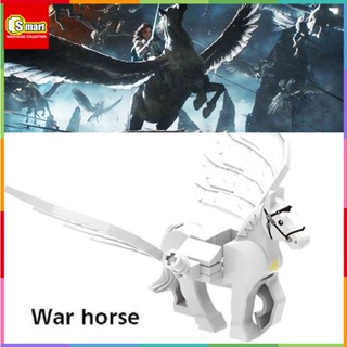 ของเล่นบล็อกตัวต่อ Valkyrie War Horse Superhero Valkyrie Mounts สําหรับเด็ก