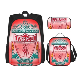 3 in 1 Liverpools กระเป๋าเป้สะพายหลัง สําหรับใส่หนังสือ เหมาะกับการพกพาเดินทาง