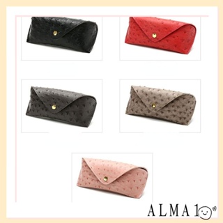 ALMA กล่องเคสหนังแข็ง ทนทาน สําหรับใส่แว่นตากันแดด