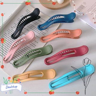 Dealshop กิ๊บติดผม พลาสติก สีแคนดี้ ไร้รอยต่อ เครื่องประดับผม