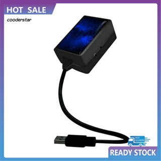 โคมไฟโปรเจคเตอร์ LED รูปท้องฟ้ากลางคืน แบบหมุนได้ พอร์ต USB สําหรับตกแต่งภายในรถยนต์