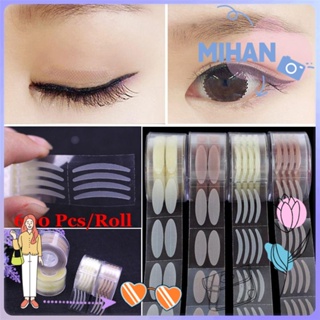 MIHAN 600Pcs/300Pairs Hot Women Beauty Invisible Fiber Makeup Tool Breathable Eyelid Stickers