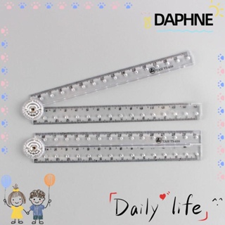 Daphne ไม้บรรทัดอะคริลิคใส แบบพับได้ 30 ซม. สําหรับวาดภาพ 5 ชิ้น