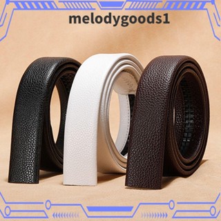 MELODYGOODS1 เข็มขัดหนังแท้ ลําลอง 3.5 ซม. แบบเปลี่ยน DIY