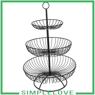 [Simple] เคาน์เตอร์โลหะ 3 ชั้น สําหรับห้องครัว ห้องนั่งเล่น