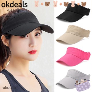 OKDEALS หมวกเบสบอล กันแดด ระบายอากาศ ปรับได้ สําหรับผู้ชาย และผู้หญิง