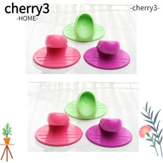 CHERRY3 ถุงมือซิลิโคน ทนความร้อน ขนาดเล็ก สุ่มสี สําหรับห้องครัว 6 ชิ้น