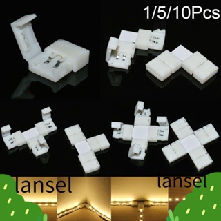 Lansel ขั้วต่อเชื่อม 2Pin 8 มม. 10 มม. 1 5 10 ชิ้น สําหรับ 3528 5050 Corner PCB