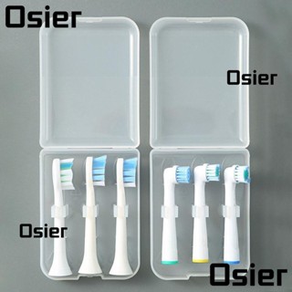 Osier1 กล่องเก็บหัวแปรงสีฟันไฟฟ้า แบบพกพา ความจุ 3 ชิ้น