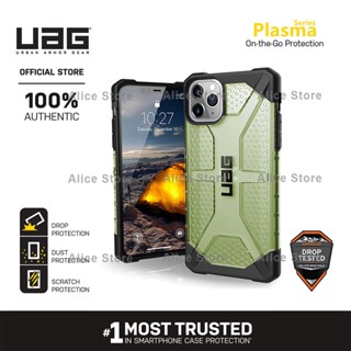 Uag เคสโทรศัพท์มือถือ ลายพลาสม่า สีเขียว สําหรับ iPhone 11 Pro Max 11 Pro 11