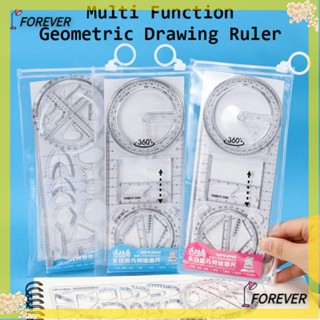 FOREVER Ruler Multi-function Students Creative Stationery School Office Supplies Learning Measuring Tool