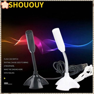 Shououy ไมโครโฟนร้องเพลง KTV เครื่องเล่น USB