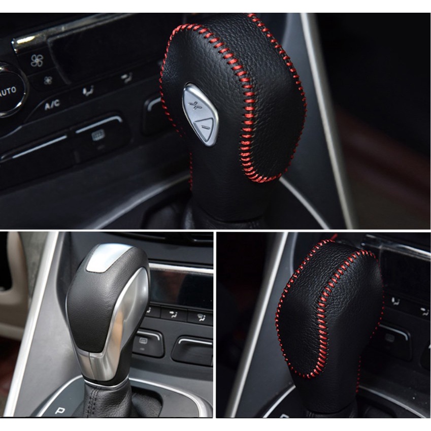 ปลอกหนังหุ้มหัวเกียร์รถยนต์ สําหรับ Ford Fiesta & Ecosport Ford Focus Ecosport Escape Fusion CMax Fi