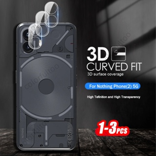 Nothing Phone (2) 3D Camera Lens Protector for Nothing Phone (2) (1) 2 1 Phone1 Phone2 5G Clear Transparent Tempered Glass Back Camera Protective