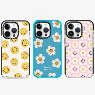 Casetify เคสโทรศัพท์ซิลิโคน แบบนิ่ม ลายดอกเดซี่ สําหรับ iPhone 14 11 12 13 Pro 14Pro Max Zizone