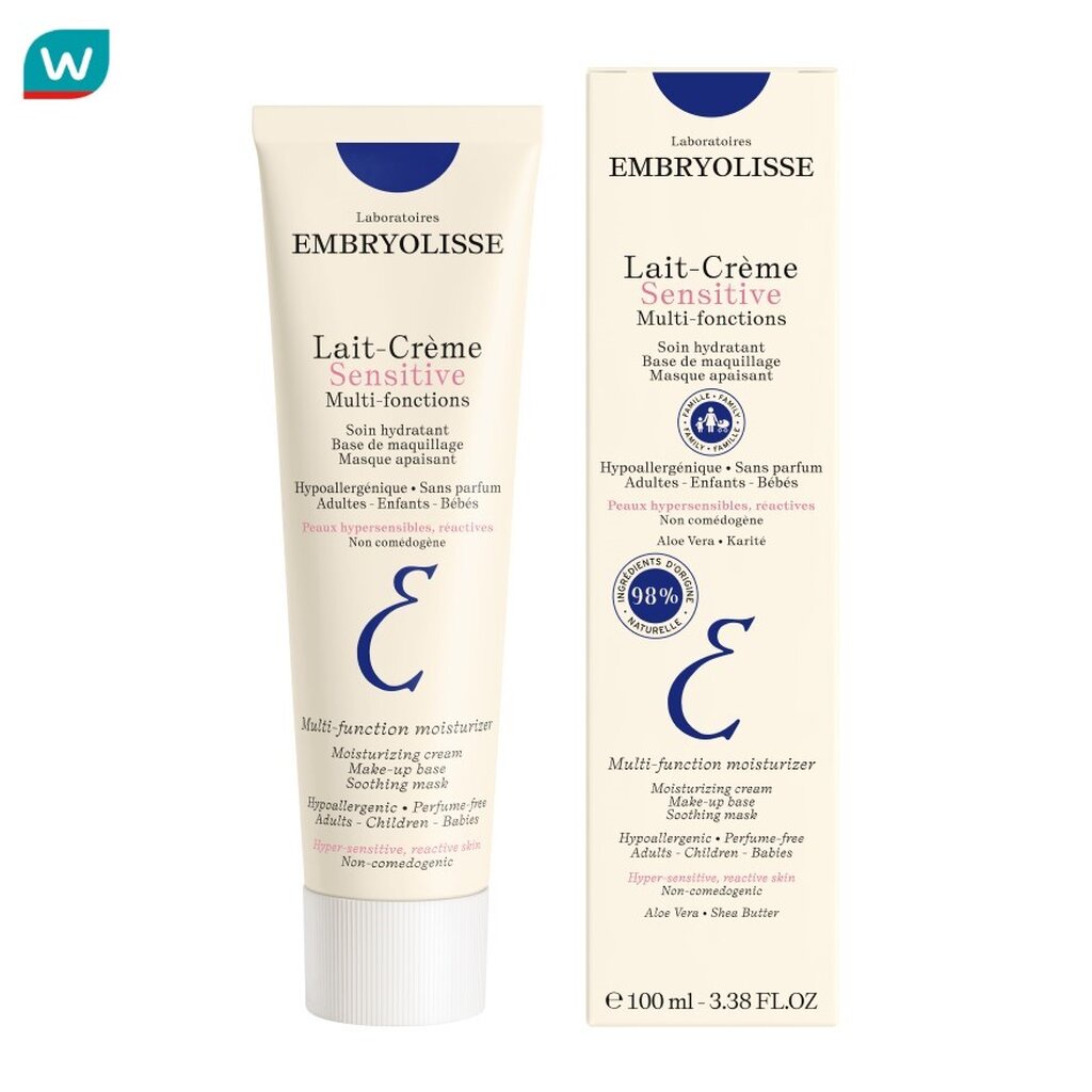 Embryolisse เอ็มบรีโอลีสย์ เลท์-เครม เซนซิทีฟ 100 มล. ครีมบำรุงสำหรับผิวบอบบาง แพ้ง่าย