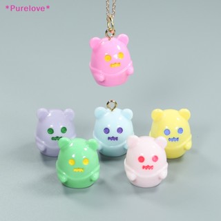 Purelove&gt; ใหม่ เครื่องประดับตกแต่งรถยนต์ ลายการ์ตูนน่ารัก สีมาการอง 5 ชิ้น