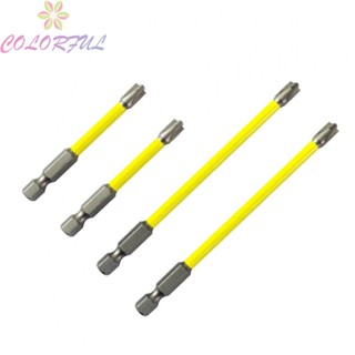 【COLORFUL】Screwdriver Bits 4pcs For Circuit Breakers Magnetic Special Affordable