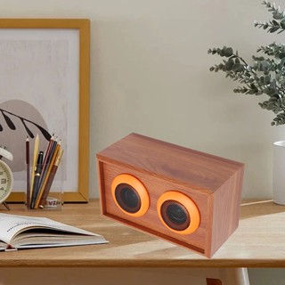 Superage ลำโพงทวีตเตอร์ไม้ HiFi Loseless Sound Passive Wooden Treble Speaker 35W 6Ω