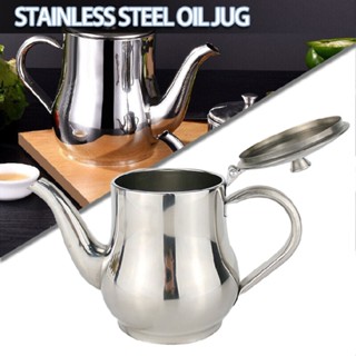 New Stainless Steel Oil Strainer Pot Grease Container Jug Storage Can Filter