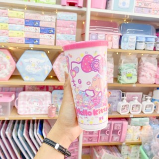 แก้วน้ำ PP 22oz ฝาเรียบ Kitty //NN-2487 -ผ05