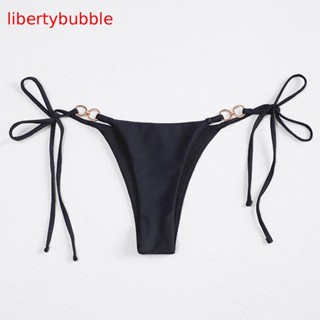 【libertybubbler】กางเกงว่ายน้ํา บิกินี่ กางเกงขาสั้น เอวสูง เซ็กซี่ ปรับได้ สําหรับผู้หญิง