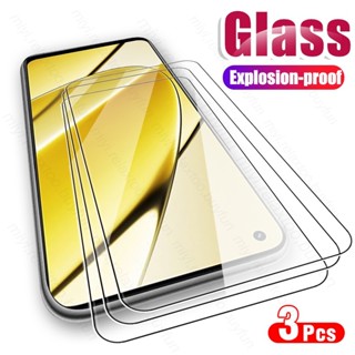 3PCS Full Cover Tempered Glass For Realme 11 4G 2023 Protective Glass Realmi 11 Realme11 4G 6.4" Phone Screen Protectors HD Film