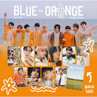 (2 ด้าน) โฟโต้การ์ด Nct127 - Blue To Orange Unofficial