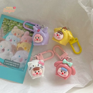 [WillBesugarT] พวงกุญแจ จี้ตุ๊กตาฟิกเกอร์ อนิเมะ Melody Cinnamoroll ขนาดเล็ก ของเล่น ของขวัญวันเกิด สําหรับเด็กผู้หญิง