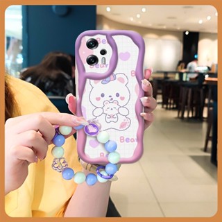 Liquid silicone Pendants Phone Case For Redmi Note11T Pro 5G/Note11t PRO Plus Pendants For Girls luxurious trend lovely