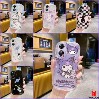 เคส OPPO A17 A17K A16 กรณีป้องกันโทรศัพท์มือถือ รูปแบบการ์ตูน KLQ3