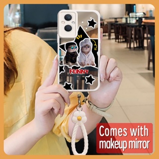 Hangings lovely Phone Case For OPPO A96 5G/Reno7Z 5G/Reno7 Lite/F21 Por 5G texture trend Liquid silicone Little Fresh