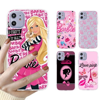 SoftCase for IPhone 11 12 13 14 Pro Promax Cute Hot Style Pink Barbie Pattern Painting Silicone TPU Casing for Apple IPhone 12Pro 13Pro 14Pro 14Plus X XS XR XSMAX