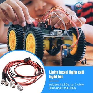 ไฟหน้า LED 70 ซม. สําหรับรถบังคับ 1/12 1/18 1/10 1/8 Traxxas Hsp Redcat 5 มม. 3 มม. [Truman.th]