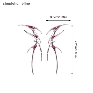 [simplehomeline] ใหม่ แฟชั่น สีเงิน ผีเสื้อ ต่างหูหนีบ สําหรับผู้หญิง พังก์ ฮิปฮอป เอลฟ์ ต่างหู ปาร์ตี้ เครื่องประดับ ของขวัญ สินค้าใหม่