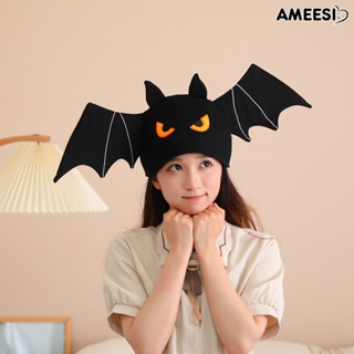 Ameesi ฮาโลวีน ค้างคาวสีดํา หมวกน่ารัก ตลก การ์ตูน หมวกตุ๊กตา ฮาโลวีน คอสเพลย์ ปาร์ตี้ เครื่องแต่งกาย อุปกรณ์ประกอบฉากเซลฟี่ วันหยุด